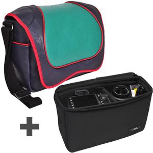 Aerystar Abidjian Digital SLR Camera Messenger Bag with Insert Bag