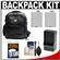 Aktiv Pak AP400 Digital SLR Camera Backpack Case (Black) with (2) LP-E5 Batteries + Charger + Accessory Kit