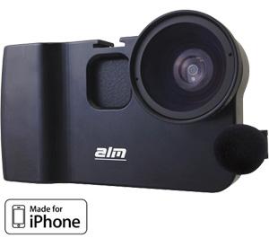 ALM mCAMLITE Stabilizer Mount with Video Lens & Mic for iPhone 4 & 4S (Black) - Digital Cameras and Accessories - Hip Lens.com