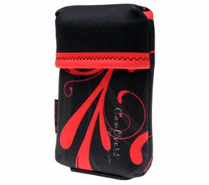 Alpine CamOvers Camera Case with Microfiber Cloth (Red Fern on Black) - Digital Cameras and Accessories - Hip Lens.com