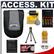 Olympus Stylus / FE Series Neoprene Compact Digital Camera Case (Black) with (4) AA Batteries & Charger + Accessory Kit