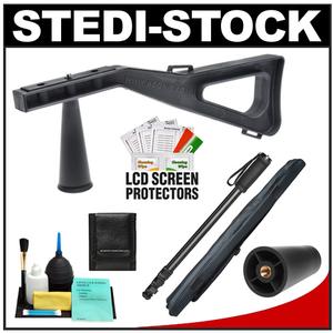 Stedi-Stock Shoulder Brace Stabilizer for Cameras  Camcorders & Scopes with Monopod + Accessory Kit - Digital Cameras and Accessories - Hip Lens.com