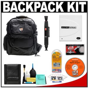 Aktiv Pak AP400 Digital SLR Camera Backpack Case (Black) with Complete Cleaning Kit - Digital Cameras and Accessories - Hip Lens.com