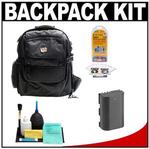 Aktiv Pak AP400 Digital SLR Camera Backpack Case (Black) with LP-E6 Battery + Accessory Kit - Digital Cameras and Accessories - Hip Lens.com