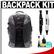 Aktiv Pak AP600 Large Digital SLR Camera/Laptop Backpack Case (Black) with Complete Cleaning Kit