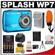 Bell & Howell Splash WP7 Waterproof Digital Camera (Blue) with 8GB Card/Reader + Batteries/Charger + Case + Float Strap + Cleaning & Accessory Kit