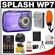 Bell & Howell Splash WP7 Waterproof Digital Camera (Purple) with 8GB Card/Reader + Batteries/Charger + Case + Float Strap + Cleaning & Accessory Kit