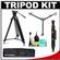 Bell & Howell VT-60 Professional Video Tripod with Case with W3 Universal Dolly + Lenspen + Accessory Kit