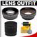 Bower Adapter Tube for Canon PowerShot G10, G11 & G12 Digital Camera (58mm) with 2x Telephoto and .45x Wide Angle Lens Kit  + Accessory Kit