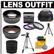 Bower Adapter Tube for Canon PowerShot G10, G11 & G12 Digital Camera (58mm) with 2x Telephoto and .45x Wide Angle Lens Set + 3 Filters + Case + Tripod + Accessory Kit