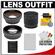 Bower Adapter Tube for Canon PowerShot G10, G11 & G12 Digital Camera (58mm) with 2x Telephoto and .45x Wide Angle Lens Kit + Battery + Accessory Kit