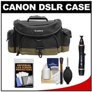 Canon 10EG Deluxe Digital SLR Camera Case - Gadget Bag with Cleaning Kit + LCD Protectors - Digital Cameras and Accessories - Hip Lens.com