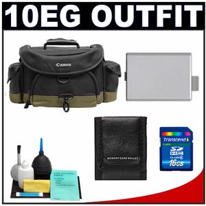 Canon 10EG Deluxe Digital SLR Camera Case with 16GB Card + LP-E5 Battery + Accessory Kit - Digital Cameras and Accessories - Hip Lens.com