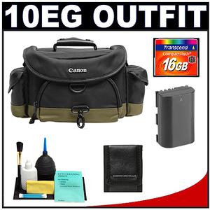 Canon 10EG Deluxe Digital SLR Camera Backpack Case with 16GB Card + LP-E6 Battery + Accessory Kit - Digital Cameras and Accessories - Hip Lens.com