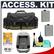 Canon 1EG Professional Digital SLR Camera Case - Gadget Bag with (2) LP-E5 Batteries & Charger + Accessory Kit