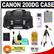 Canon 200DG Digital SLR Camera Case - Gadget Bag with LP-E5 Battery + Tripod + Accessory Kit