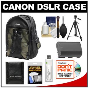 Canon 200EG Deluxe Digital SLR Camera Backpack Case with LP-E6 Battery + Tripod + Accessory Kit - Digital Cameras and Accessories - Hip Lens.com