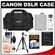 Canon 2400 Digital SLR Camera Case - Gadget Bag with LP-E5 Battery + Tripod + Accessory Kit