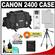 Canon 2400 Digital SLR Camera Case - Gadget Bag with (2) LP-E8 Batteries + Tripod + Accessory Kit