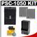 Canon PowerShot PSC-1050 Deluxe Leather Compact Digital Camera Case (Black) with Two (2) NB-6L Batteries + Charger + Cleaning Kit