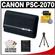 Canon PowerShot PSC-2070 Deluxe Soft Compact Digital Camera Case (Black) with Cleaning & Accessory Kit