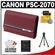 Canon PowerShot PSC-2070 Deluxe Soft Compact Digital Camera Case (Red) with Cleaning & Accessory Kit
