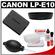 Canon LP-E10 Lithium-ion Rechargeable Battery Pack with EW-60C Lens Hood + Blower + Canon Optical Cleaning Kit