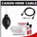 Canon HTC-100 HDMI Audio/Video Cable (HDMI Mini to HDMI) for HD Cameras & Camcorders with Canon Cleaning Kit