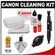 Canon Optical Digital Camera & Lens Cleaning Kit (Brush, Microfiber Cloth, Fluid & Tissue) with Blower + Lenspen + Spudz + LCD Protectors