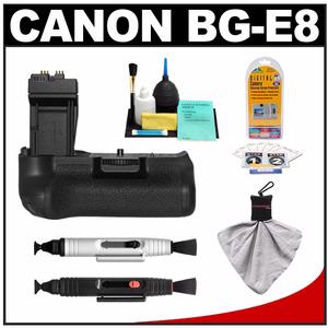 Canon BG-E8 Battery Grip for EOS Rebel T2i  T3i & T4i Digital SLR Camera with LensPens + Accessory Kit - Digital Cameras and Accessories - Hip Lens.com