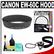 Canon EW-60C Lens Hood for EF 28-80mm, 28-90mm & EF-S 18-55mm, IS Lens with UV Filter & Accessory Kit