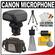 Canon SM-V1 5.1 Channel Surround Microphone with Case + Mini Spudz + Lens Cleaning Kit