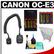 Canon OC-E3 Off-Camera Flash Shoe Cord with 8 (AA) Batteries & Charger + Reflector + Cleaning Kit