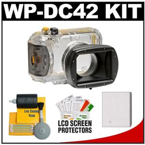 Canon WP-DC42 Waterproof Underwater Housing Case for PowerShot SX230 HS Digital Camera with Battery + Cleaning Accessory Kit - Digital Cameras and Accessories - Hip Lens.com