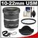 Canon EF-S 10-22mm f/3.5-4.5 USM Ultra Wide Angle Zoom Lens with EW-83E Hood + UV Filter + Accessory Kit