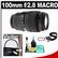 Canon EF 100mm f/2.8 Macro USM Lens with UV Filter + Accessory Kit