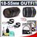 Canon EF-S 18-55mm f/3.5-5.6 IS Zoom Lens & EF 75-300mm f/4-5.6 III Zoom Lens with (2) UV Filters + (2) Cap Keepers + Lens Cleaning Kit