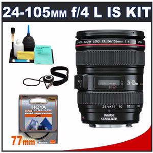 Canon EF 24-105mm f/4 L IS USM Zoom Lens - NEW (NO Original Box) with UV Filter + Cleaning Kit - Digital Cameras and Accessories - Hip Lens.com
