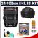 Canon EF 24-105mm f/4 L IS USM Zoom Lens - NEW (NO Original Box) with Case + UV Filter + Cleaning Kit
