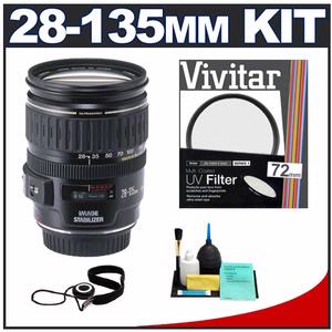 Canon EF 28-135mm f/3.5-5.6 IS USM Zoom Lens - NEW (NO Original Box) with Filter + CapKeeper + Cleaning Kit - Digital Cameras and Accessories - Hip Lens.com