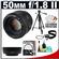 Canon EF 50mm f/1.8 II Lens with ES-62 Hood + UV Filter + Tripod + Accessory Kit