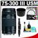 Canon EF 75-300mm f/4-5.6 III USM Zoom Lens with UV Filter + Lenspens + Cleaning Kit