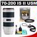 Canon EF 70-200mm f/2.8 L IS II USM Zoom Lens with UV Filter + Accessory Kit