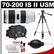 Canon EF 70-200mm f/2.8 L IS II USM Zoom Lens with Canon Case + Tripod + Accessory Kit