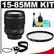 Canon EF-S 15-85mm f/3.5-5.6 IS USM Zoom Lens with UV Filter + Accessory Kit