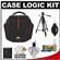 Case Logic DCB-304 High Zoom Digital Camera Holster Bag (Black) with Deluxe Photo/Video Tripod + Nikon Cleaning Kit