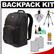 Case Logic Digital SLR Camera Backpack Case (Black) (SLRC-206) with (2) LP-E5 Batteries + Tripod + Accessory Kit
