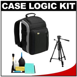 Case Logic TBC-307 Digital SLR Camera Backpack Case (Black) with Deluxe Photo/Video Tripod + Accessory Kit - Digital Cameras and Accessories - Hip Lens.com