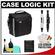 Case Logic TBC-309 Digital SLR Camera Shoulder Bag/Case (Black) with LCD Protectors + Cleaning Accessory Kit