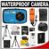 Coleman Xtreme C5WP Shock & Waterproof Digital Camera (Blue) with 8GB Card + Battery + Floating Strap + (2) Cases + Tripod + Accessory Kit